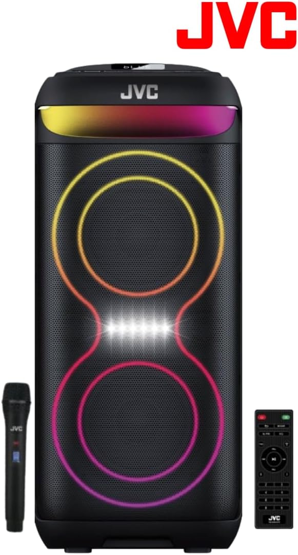 JVC Portable Bluetooth Party Speaker urban glow mama