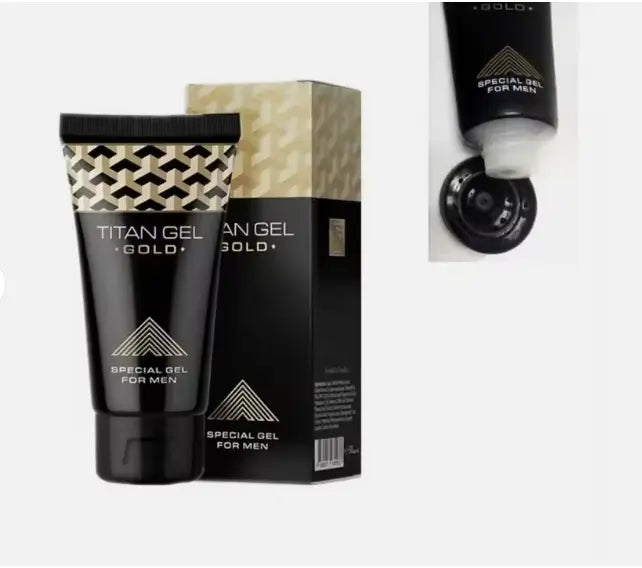 Titan Gel GOLD for Men, Original Product Titan Gel Gold for Men Original. Male Natural Massage Cream, 50ml - Urban Glow Mama
