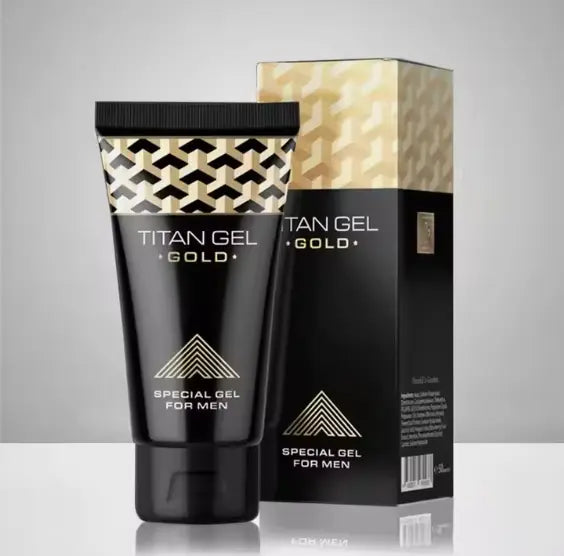 Titan Gel GOLD for Men, Original Product Titan Gel Gold for Men Original. Male Natural Massage Cream, 50ml - Urban Glow Mama