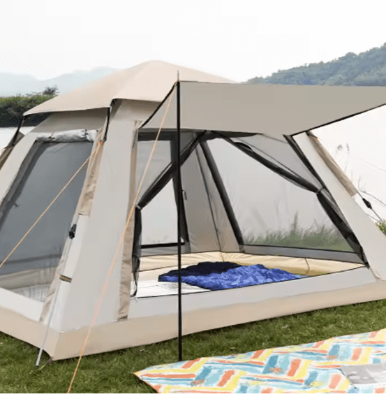 Outdoor Alpine Camping Tent © Urban Glow Mama